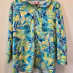 Lilly Pulitzer Multicolor Leaf Print Jacket